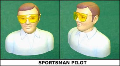 Williams Bros Scale Pilots Sportsman Type 1-1/2" (1/8) Scale